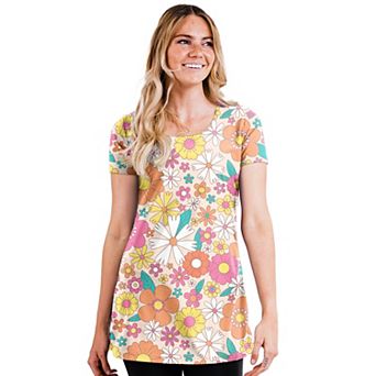 Anna Women's Short Sleeved Swim Tunic