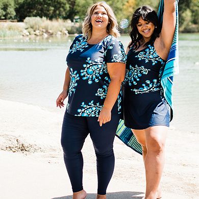 Anna Women's Short Sleeved Swim Tunic