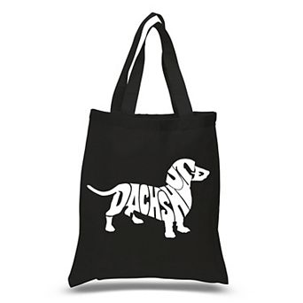 Small Word Art Tote Bag - Dachshund