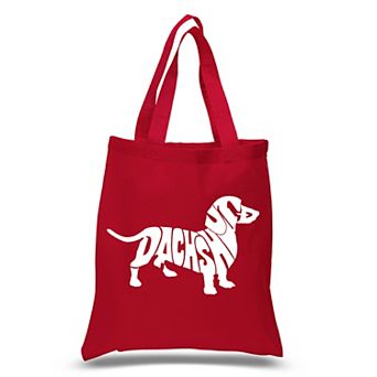 Small Word Art Tote Bag - Dachshund