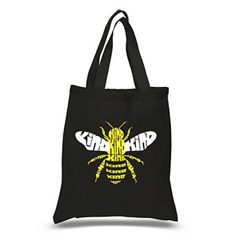 Small Word Art Tote Bag - Bee Kind