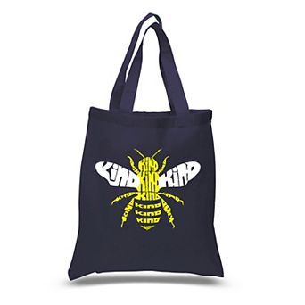 Small Word Art Tote Bag - Bee Kind