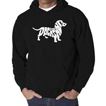 Dachshund - Men's Word Art Hooded Sweatshirt