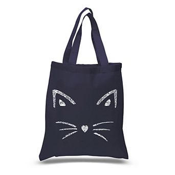 Small Word Art Tote Bag - Whiskers