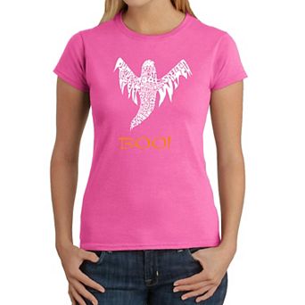 Halloween Ghost - Women's Word Art T-Shirt