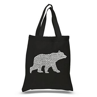 Small Word Art Tote Bag - Mama Bear