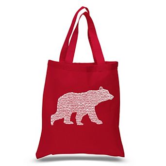 Small Word Art Tote Bag - Mama Bear