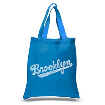 Small Word Art Tote Bag - Brooklyn Neighborhoods