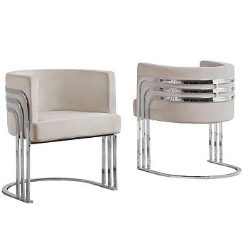 Best Quality Furniture Upholstered Barrel Chair (Set of 1)