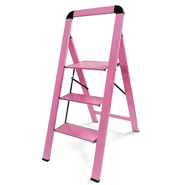 3 Step Aluminum Folding Step Stool