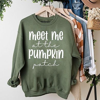 Meet Me At The Pumpkin Patch Script Sweatshirt