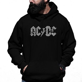 ACDC - Men's Word Art Hooded Sweatshirt