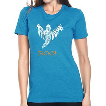 Halloween Ghost - Women's Premium Blend Word Art T-Shirt