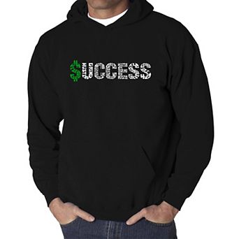 Success - Men's Word Art Hooded Sweatshirt
