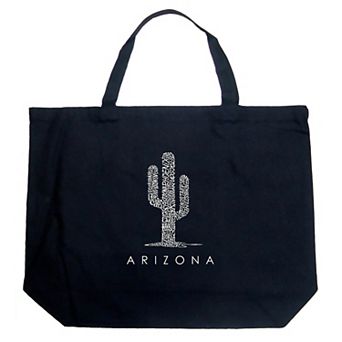 Large Word Art Tote Bag - Arizona Cities