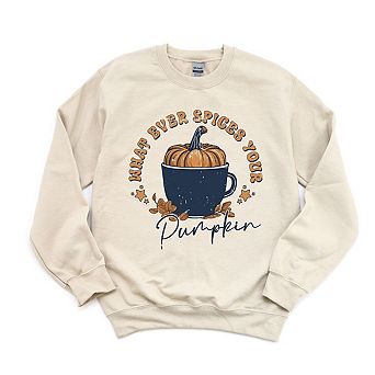Whatever Spices Your Pumpkin Mug Sweatshirt