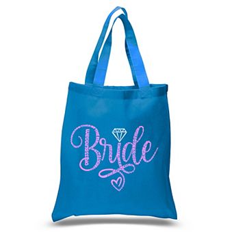 Small Word Art Tote Bag - Bride