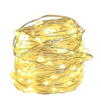 Twinkle Star 200 LED 66ft Xmas String Lights USB & Adapter