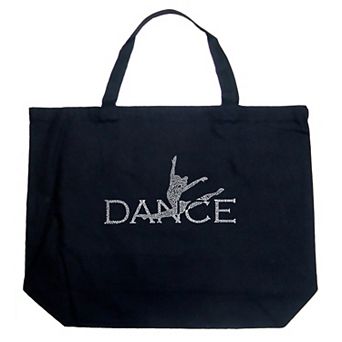 Large Word Art Tote Bag - Dancer