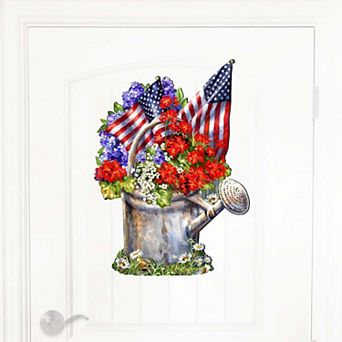 Celebrating the American Freedom 24-Inch Door Decor by Gelsinger - Patriotic Christmas Decor