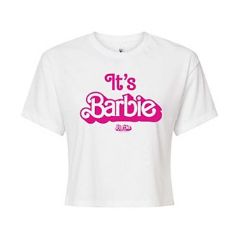Juniors' Barbie The Movie It's Barbie Graphic Tee