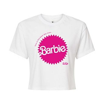 Juniors' Barbie The Movie Mattel Barbie Graphic Tee