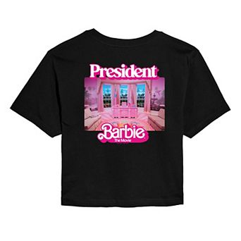 Juniors' Barbie The Movie President Barbie Graphic Tee