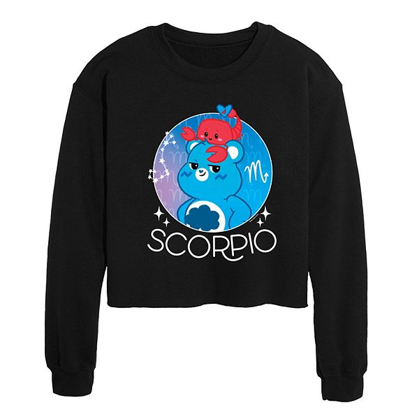 Juniors' Care Bears Scorpio Cropped Fleece