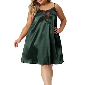 Plus Size Nightgown for Women Lace Nightgowns Spaghetti Lounge Sleep Dress
