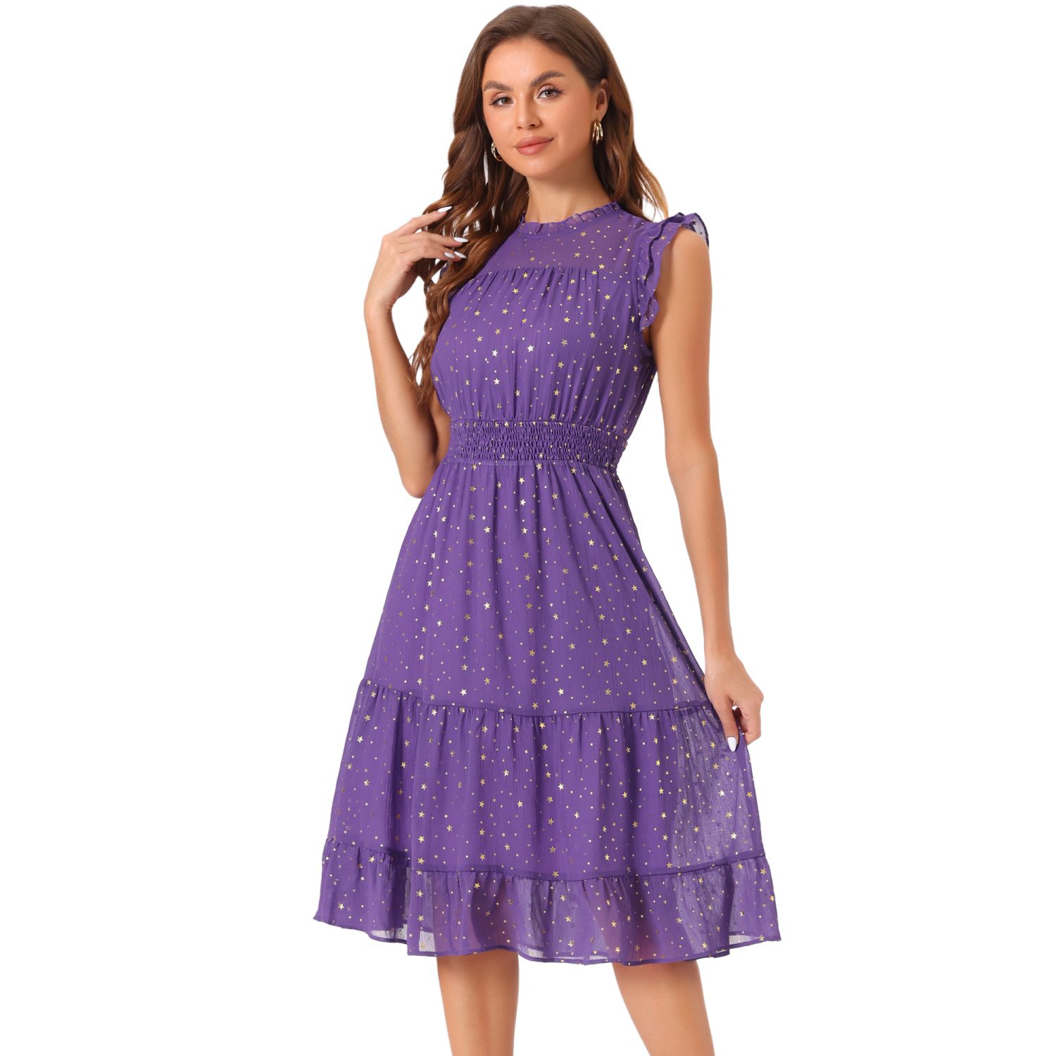 kohls dresses purple for womens