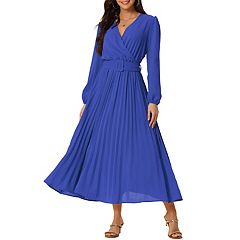 Royal blue dress kohls sales
