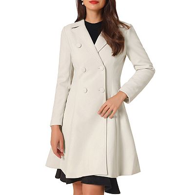 Collar Frock Style Winter Coat Collar Women's Dress Coats Winter