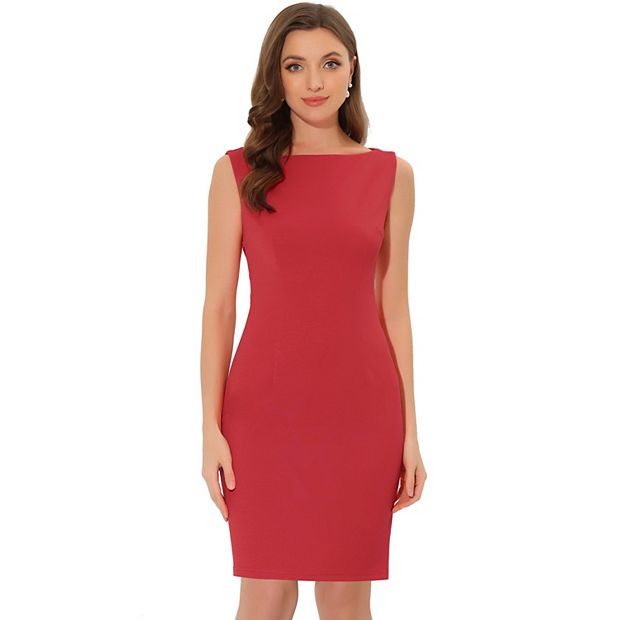 green emerald velvet dress Muriel Red Boat-Neck Volume-Hem Midi Dress – Club L London