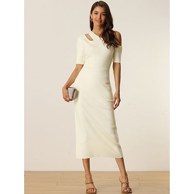 elegant midi evening dresses with sleeves A-Line Metallic Brocade Midi Formal Cocktail Dress