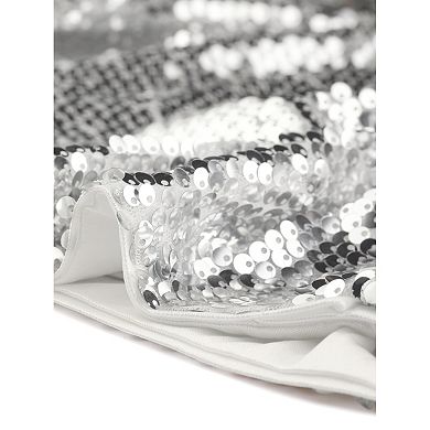 Plus Size For Women Sequin Jacket Party Open Front Long Sleeve Shrug Bolero Crop Jacket