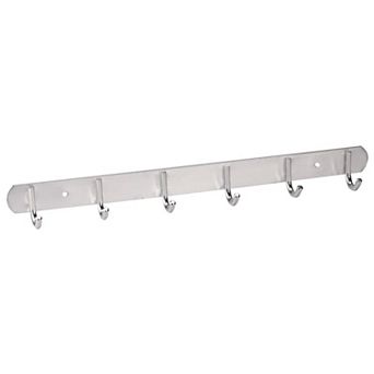 Wall Mounted Hooks Rack Coat Hat Towel Clothes Robe Aluminium Hanger