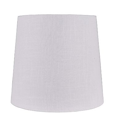 Tall Modified White Drum Lamp Shade