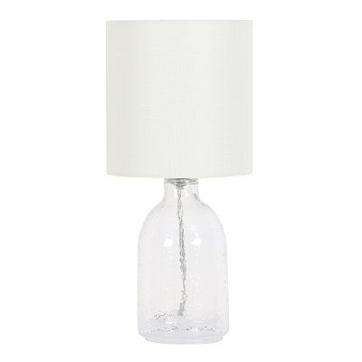 Glass Base Accent Table Lamp