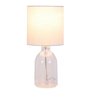 Glass Base Accent Table Lamp