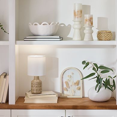Ceramic Natural Base Accent Table Lamp