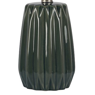 Ceramic Blue Base Accent Table Lamp