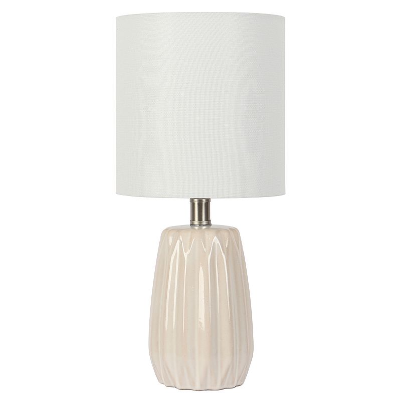 Ceramic White Base Accent Table Lamp