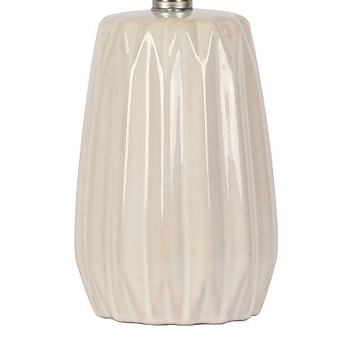 Ceramic White Base Accent Table Lamp