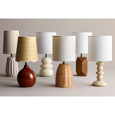 Ceramic White Base Accent Table Lamp