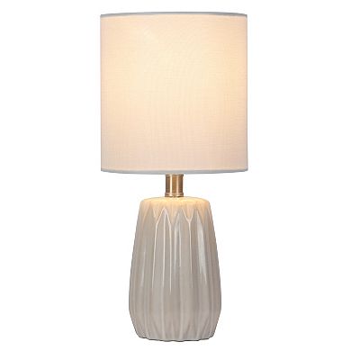Ceramic White Base Accent Table Lamp