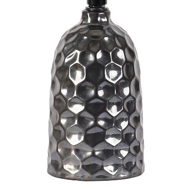 Ceramic Dark Brown Accent Table Lamp