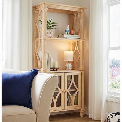 Ceramic Blue & White Accent Table Lamp