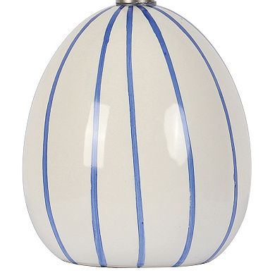 Ceramic Blue & White Accent Table Lamp
