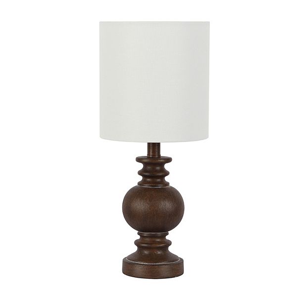 Traditional Dark Brown Accent Table Lamp