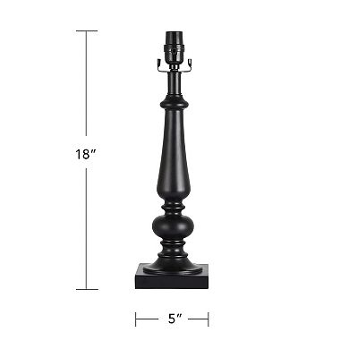 Black Lamp Column Base